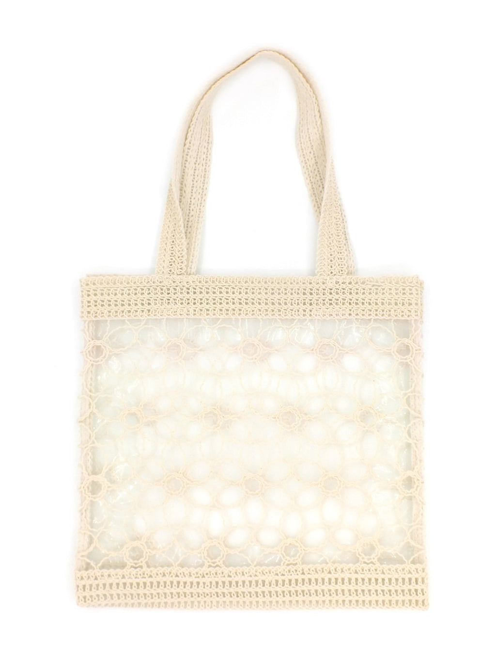 Sheer Daisy Crochet Shoulder Bag - view 1