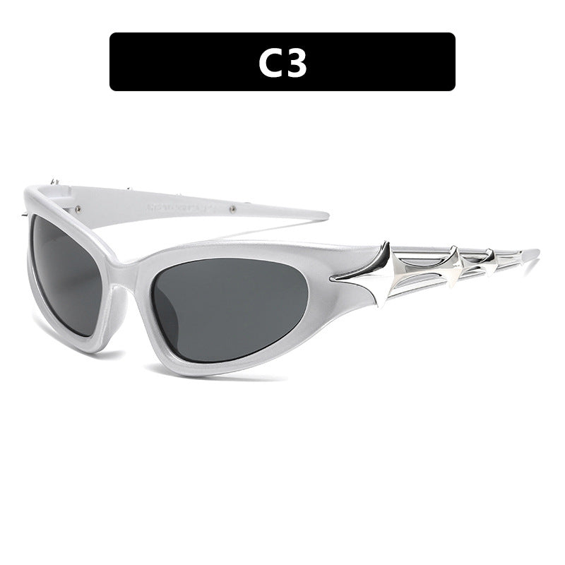 Y2K Wraparound Sport Shield Sunglasses - NO_03