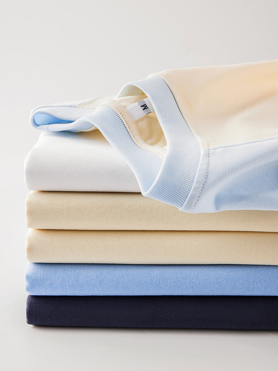 Two Tone Raglan Sleeve Cotton Tee - view 5