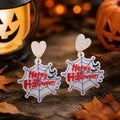 Acrylic Halloween Statement Dangle Earrings - NO-1