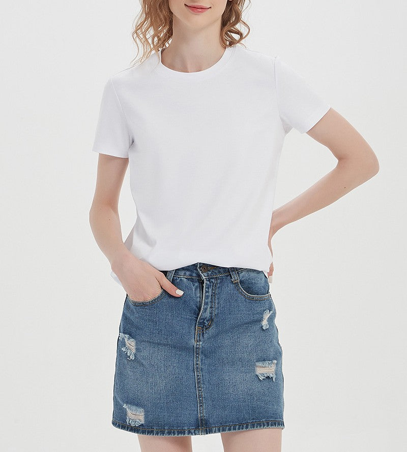 Classic Crew Neck Cotton Tee
