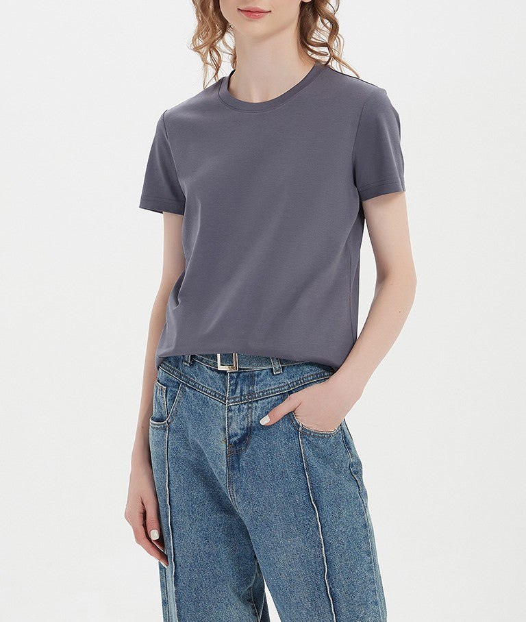 Classic Crew Neck Cotton Tee - view 1