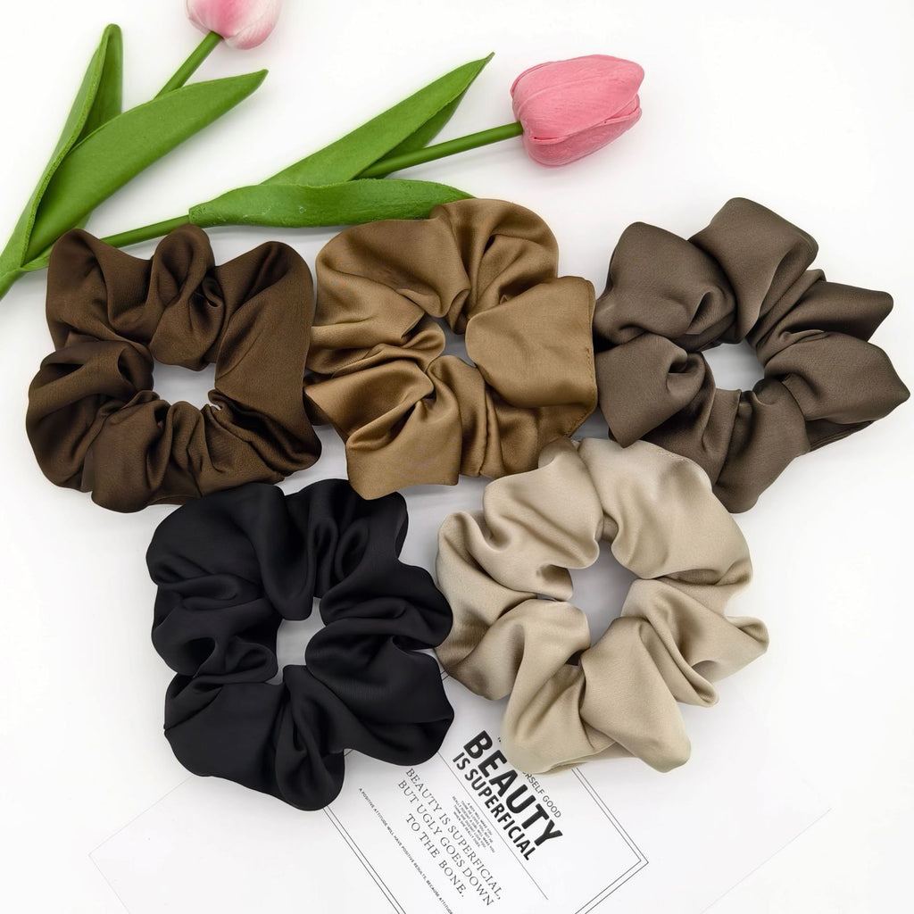 Oversized Smooth Satin Scrunchie - view 1