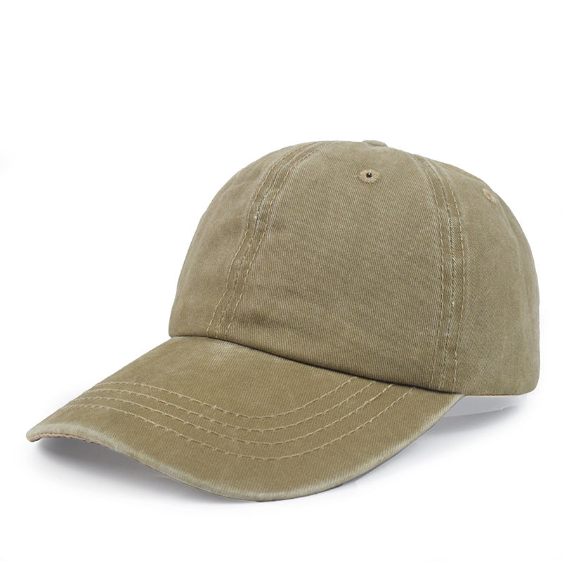 Vintage Wash Low Profile Baseball Cap - ArmyGreen