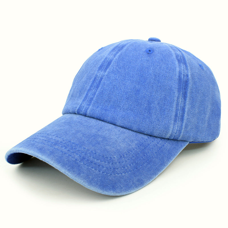 Vintage Wash Low Profile Baseball Cap - Blue