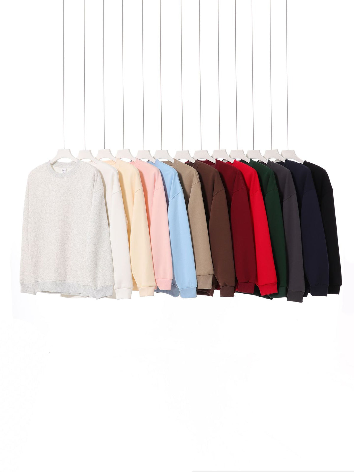 Brushed Fleece Boxy Crewneck Sweatshirt