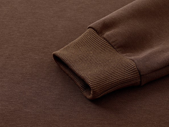 Brushed Fleece Boxy Crewneck Sweatshirt - view 1