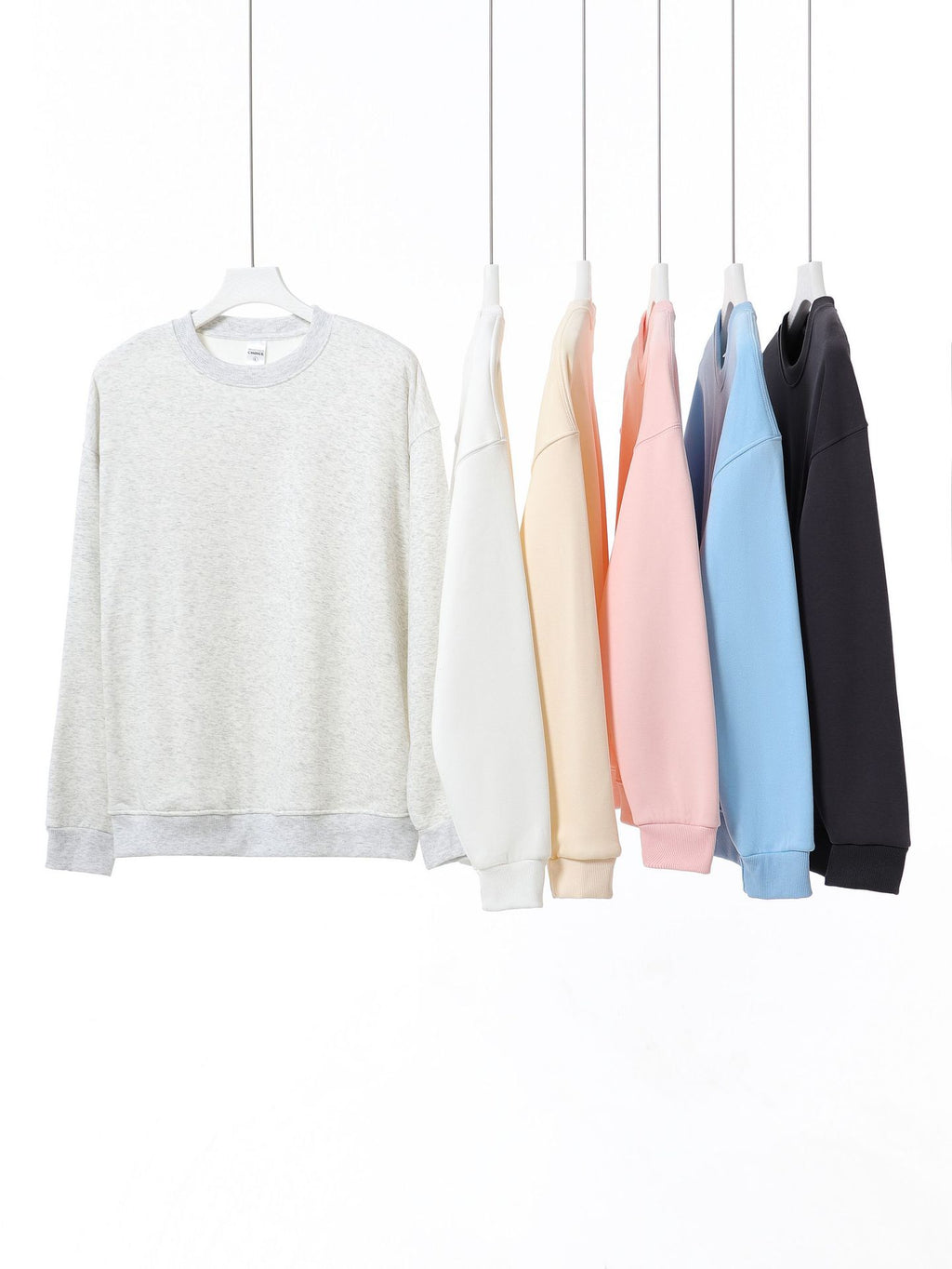 Brushed Fleece Boxy Crewneck Sweatshirt - view 10
