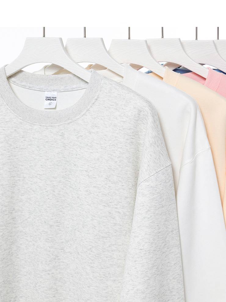 Brushed Fleece Boxy Crewneck Sweatshirt - view 3