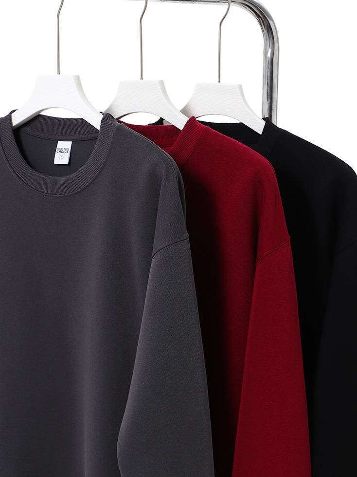 Brushed Fleece Boxy Crewneck Sweatshirt - view 4