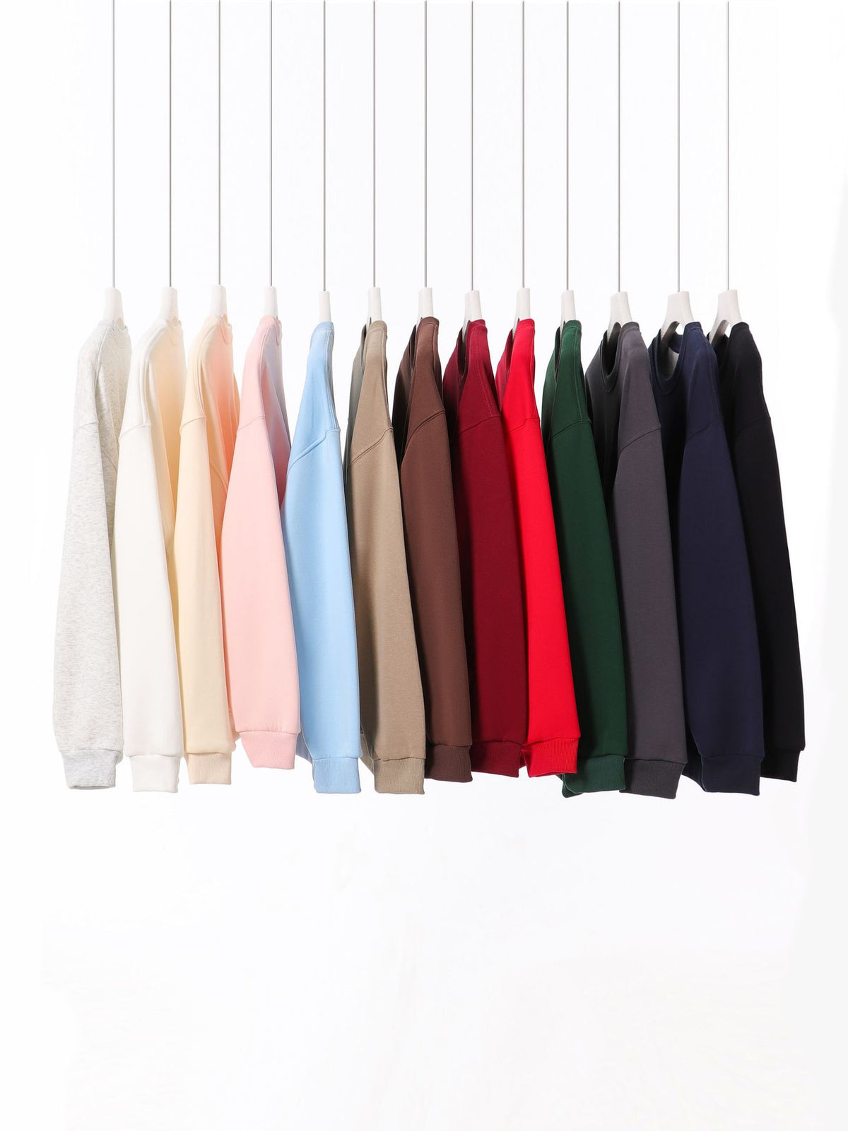 Brushed Fleece Boxy Crewneck Sweatshirt - view 8