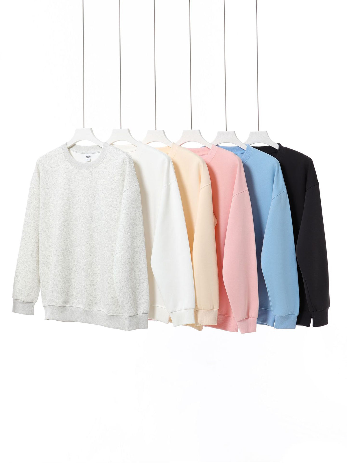 Brushed Fleece Boxy Crewneck Sweatshirt - view 9