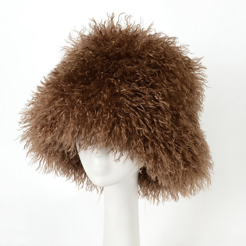 Thick Fluffy Faux Fur Bucket Hat