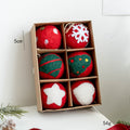 Felt Ball Christmas Ornament Set in Gift Box - NO-3