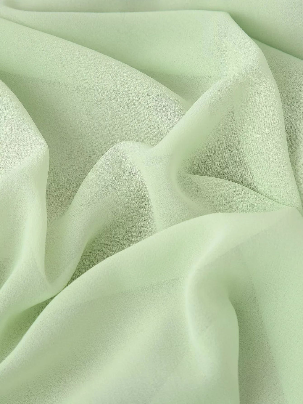 Chiffon Ruffle Sleeve Babydoll Mini Dress - Green - 13