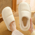 Waterproof Puffer Fleece Lined Clog Slippers