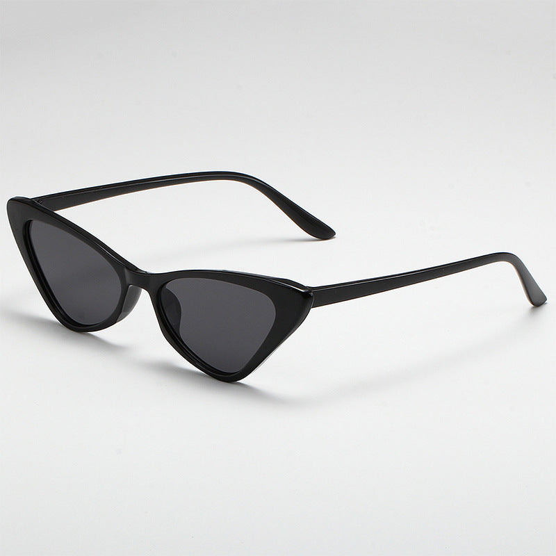 Retro Slim Cat Eye Sunglasses - C1
