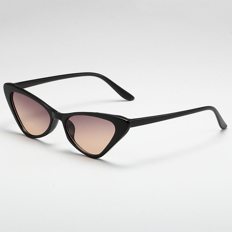 Retro Slim Cat Eye Sunglasses - C2