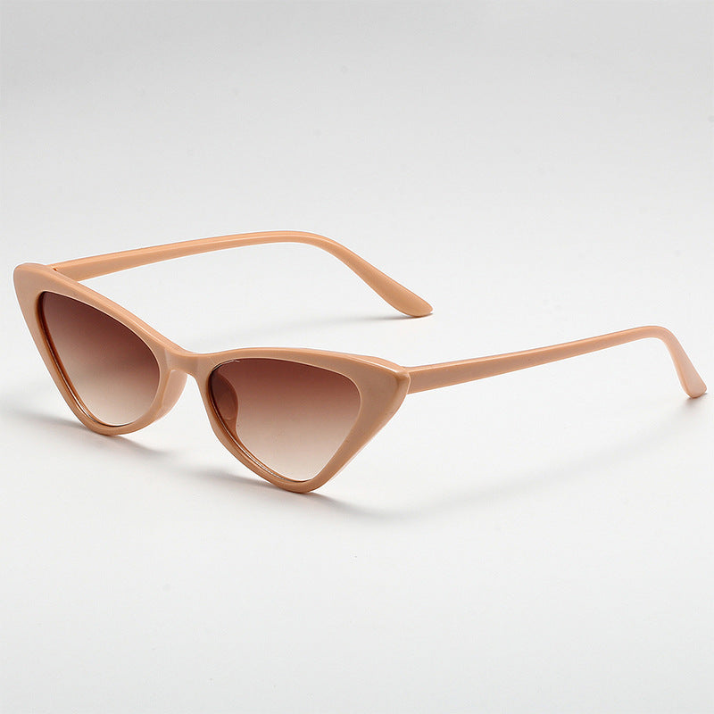 Retro Slim Cat Eye Sunglasses - C7