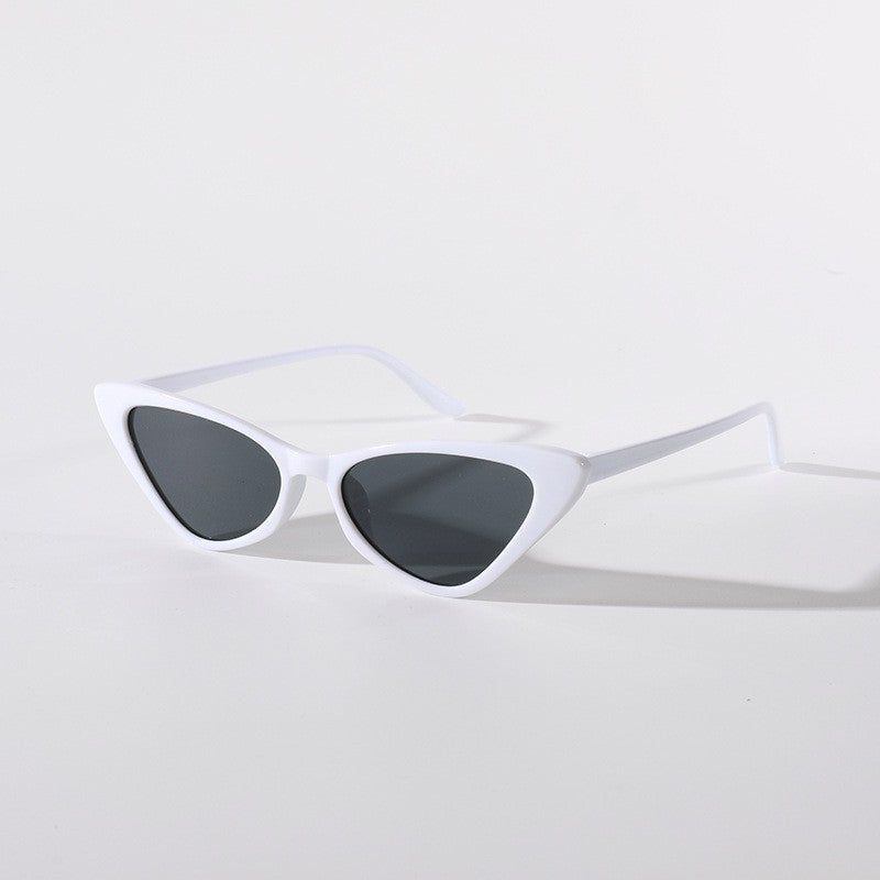 Retro Slim Cat Eye Sunglasses - C9