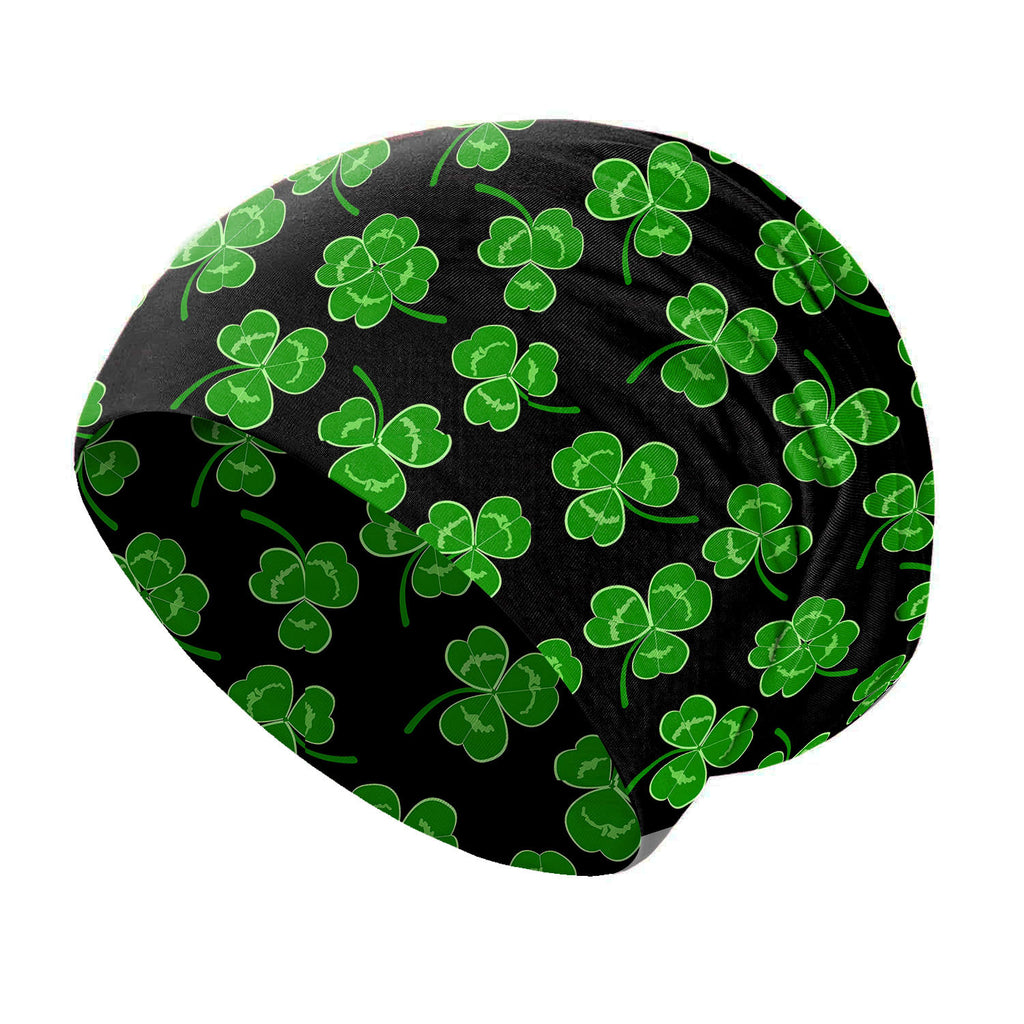 Clover Print Slouchy Pullover Beanie - Color_3