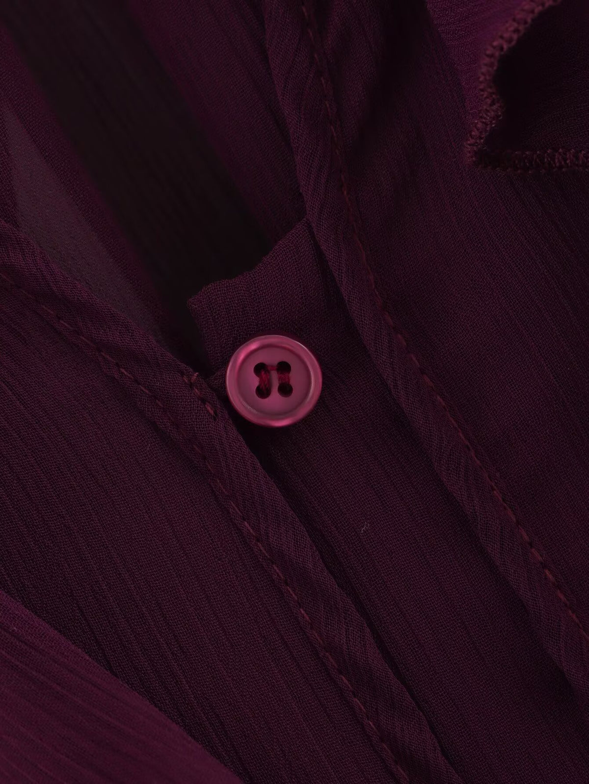 Cascading Ruffle Sheer Button Front Shirt - view 4