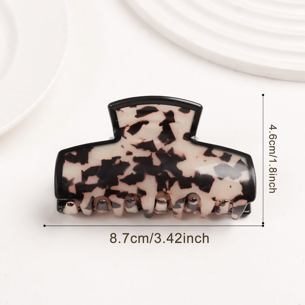 Tortoise Print Hair Claw Clip for Thick Hair - Color_03