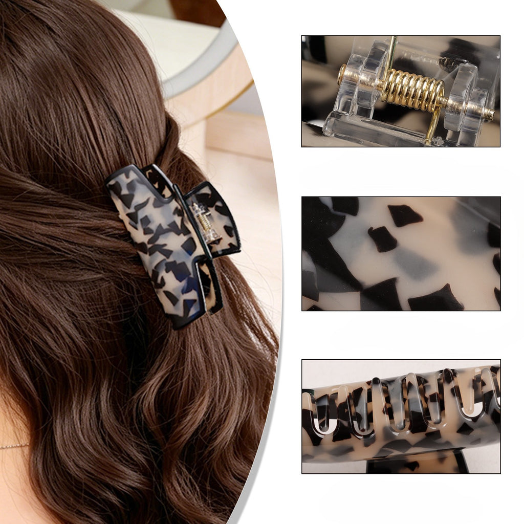 Tortoise Print Hair Claw Clip for Thick Hair - view 2