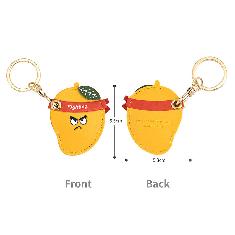 Angry Fruit Character Keyring Bag Charm - Mango
