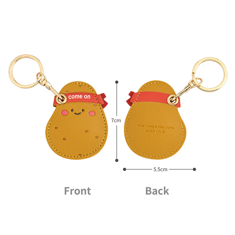 Angry Fruit Character Keyring Bag Charm - Potatoes