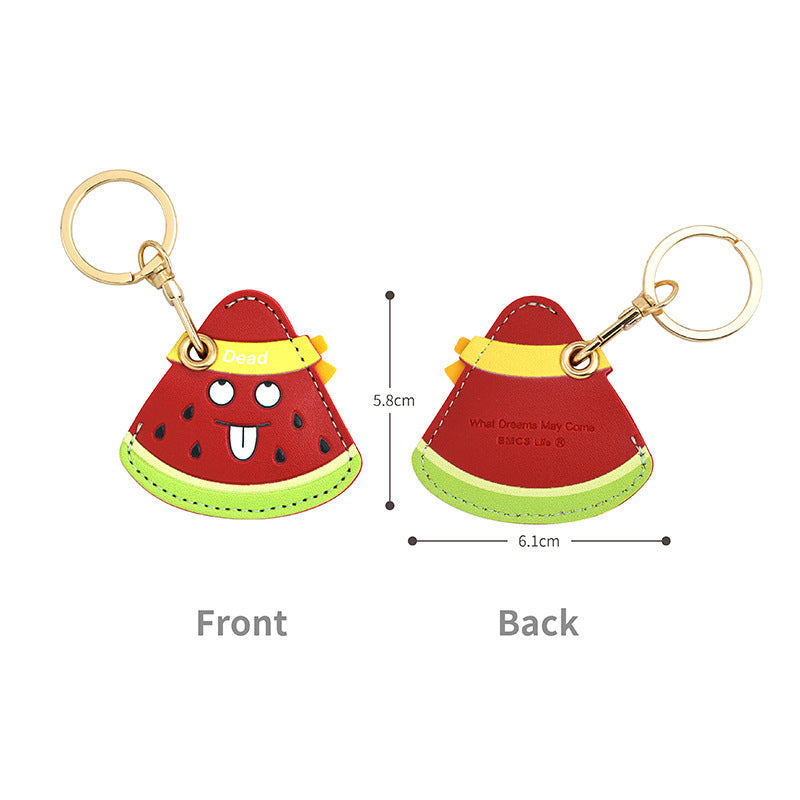 Angry Fruit Character Keyring Bag Charm - Watermelon