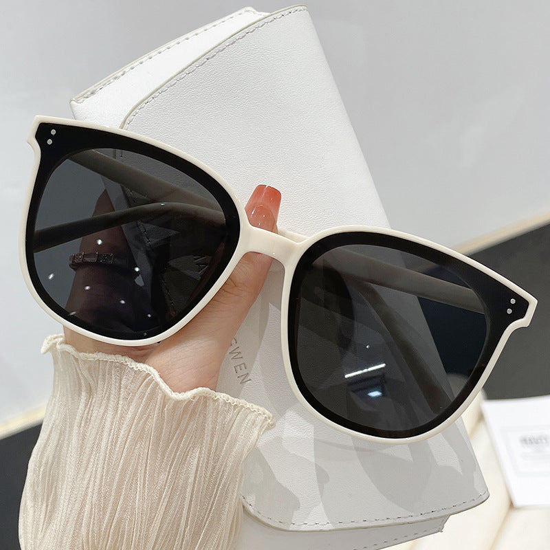 Rounded Square Tinted Retro Sunglasses - view 1
