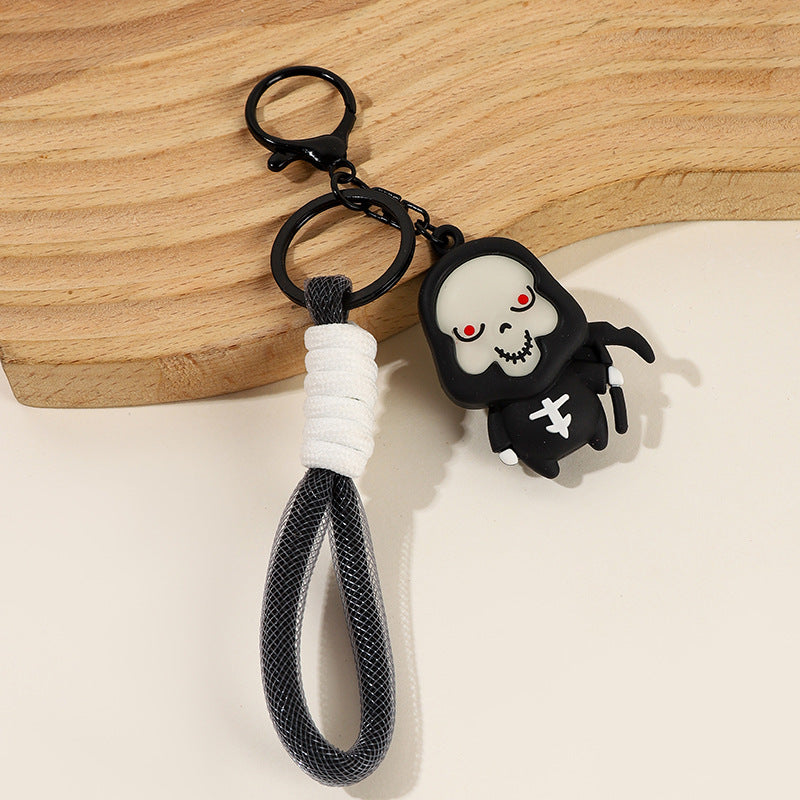 Halloween Charm Wristlet Strap Keychain - C2