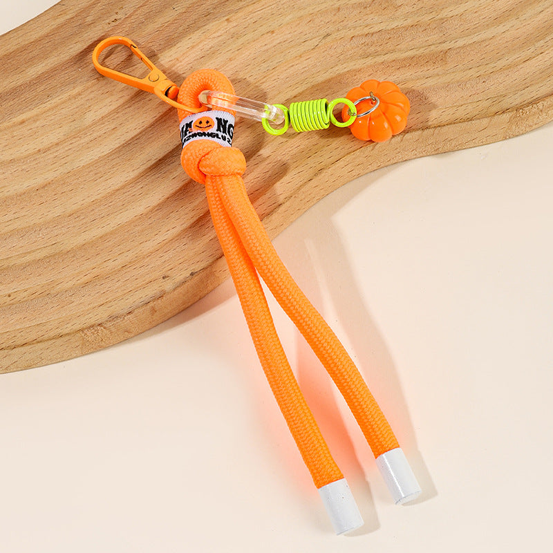 Halloween Charm Wristlet Strap Keychain - C4