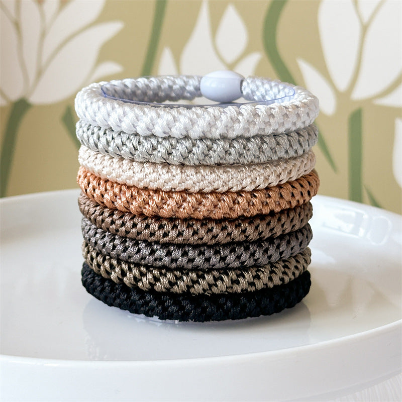 Woven Elastic Hair Tie Multipack - Color02