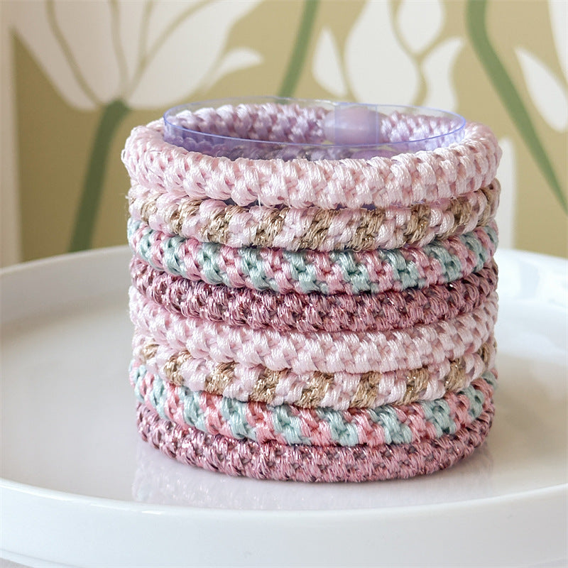 Woven Elastic Hair Tie Multipack - Color05