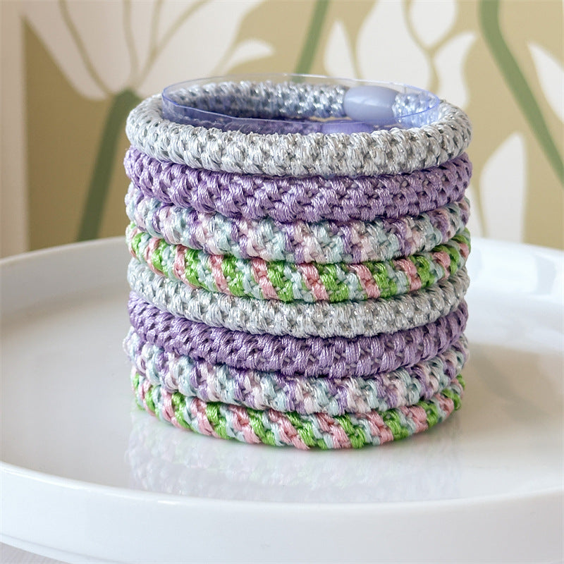 Woven Elastic Hair Tie Multipack - Color06