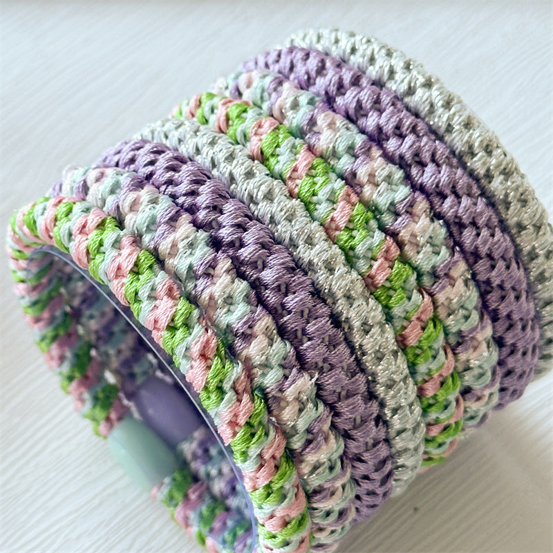 Woven Elastic Hair Tie Multipack - view 3