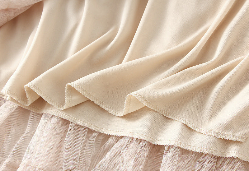 Tiered Ruffle Tulle Elastic Waist Maxi Skirt - view 45