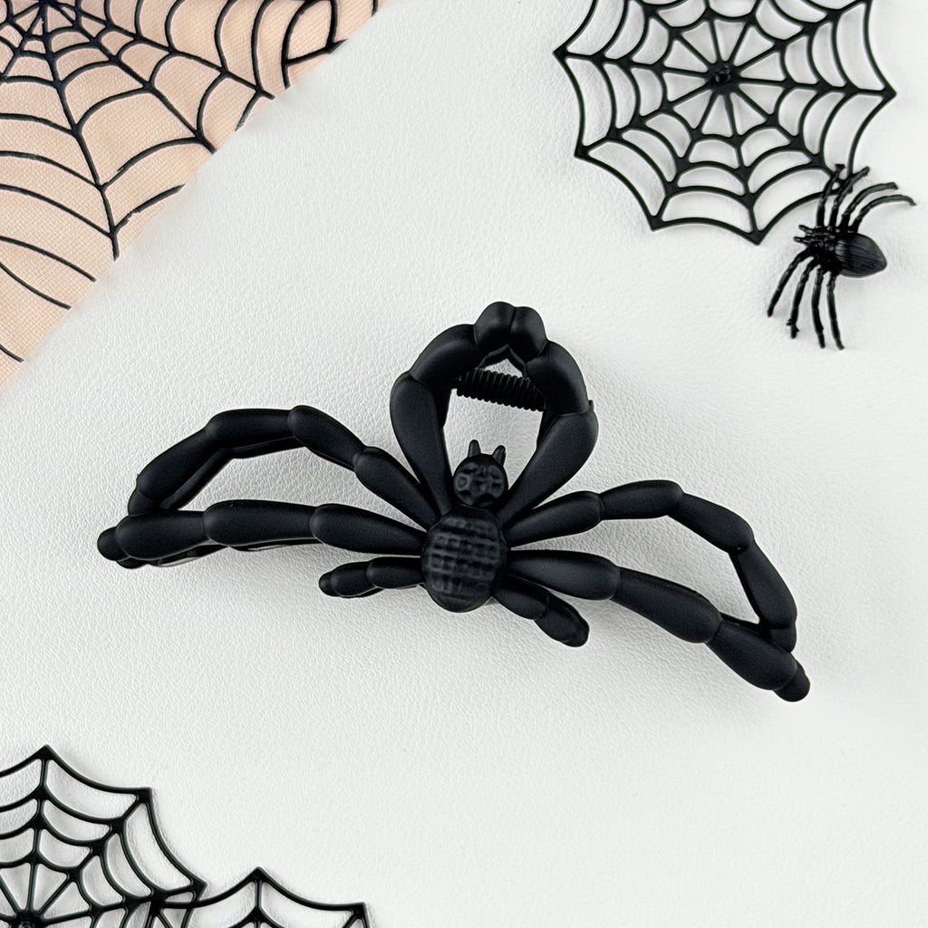 Creepy Spider Statement Hair Claw Clip - Black