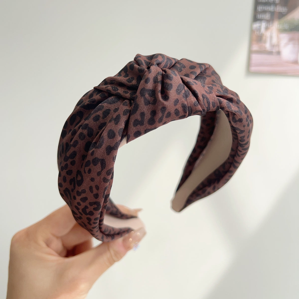 Printed Twist Front Padded Hair Headband - Color_05