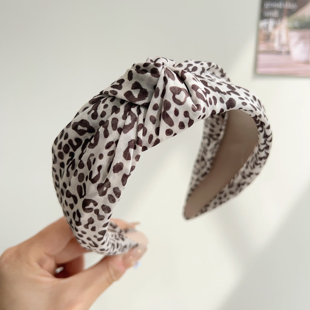 Printed Twist Front Padded Hair Headband - Color_07