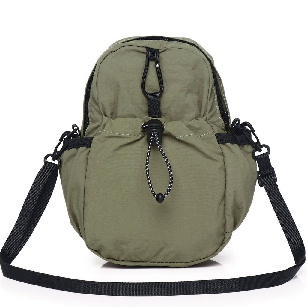 Crinkle Nylon Mini Crossbody Phone Bag