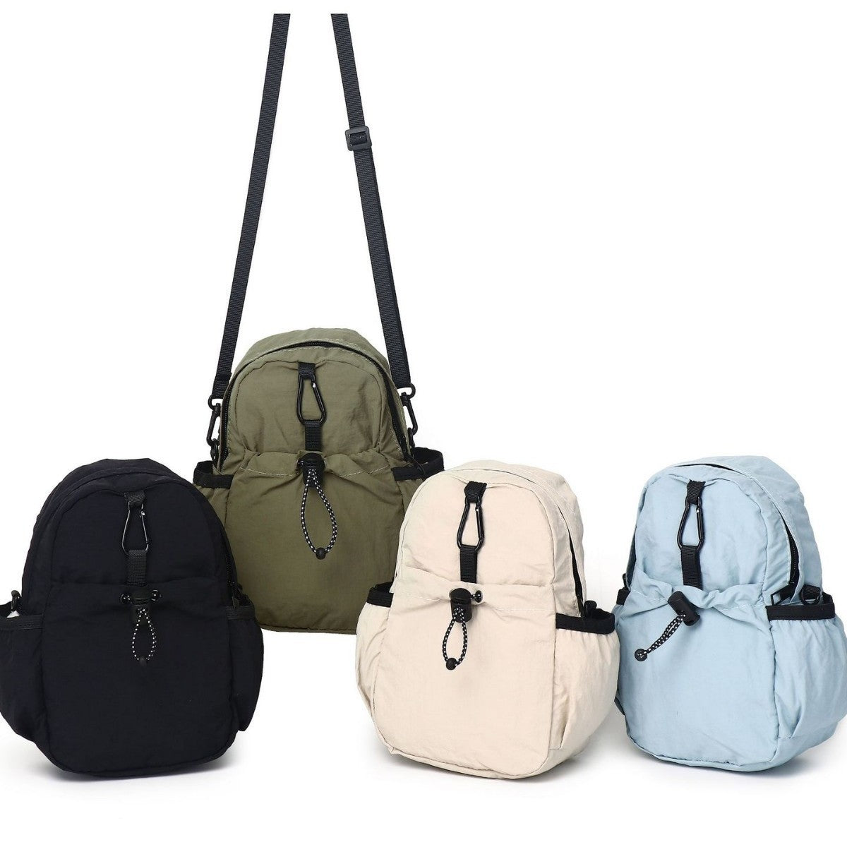 Crinkle Nylon Mini Crossbody Phone Bag