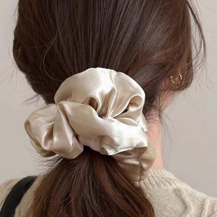 Oversized Satin Puff Scrunchie - Color_1