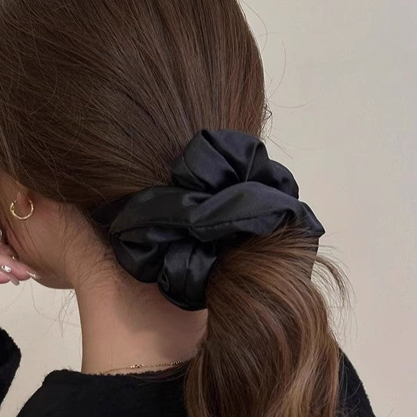 Oversized Satin Puff Scrunchie - Color_4