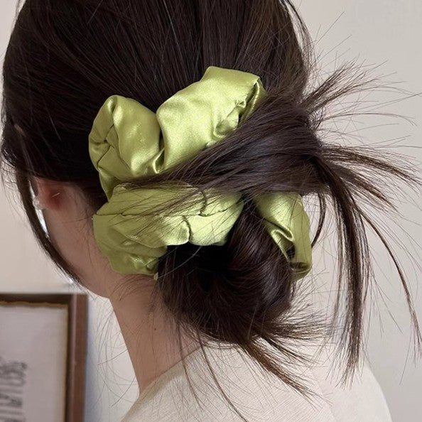 Oversized Satin Puff Scrunchie - Color_5