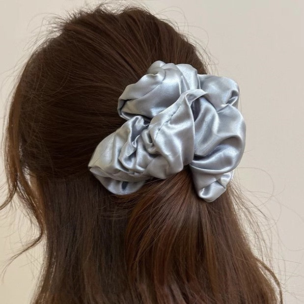 Oversized Satin Puff Scrunchie - Color_6