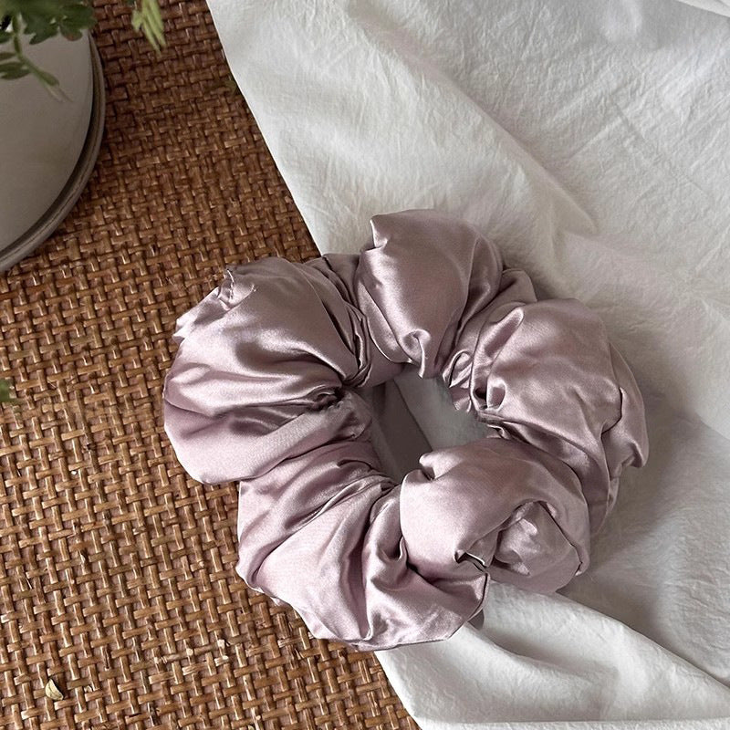 Oversized Satin Puff Scrunchie - Color_7