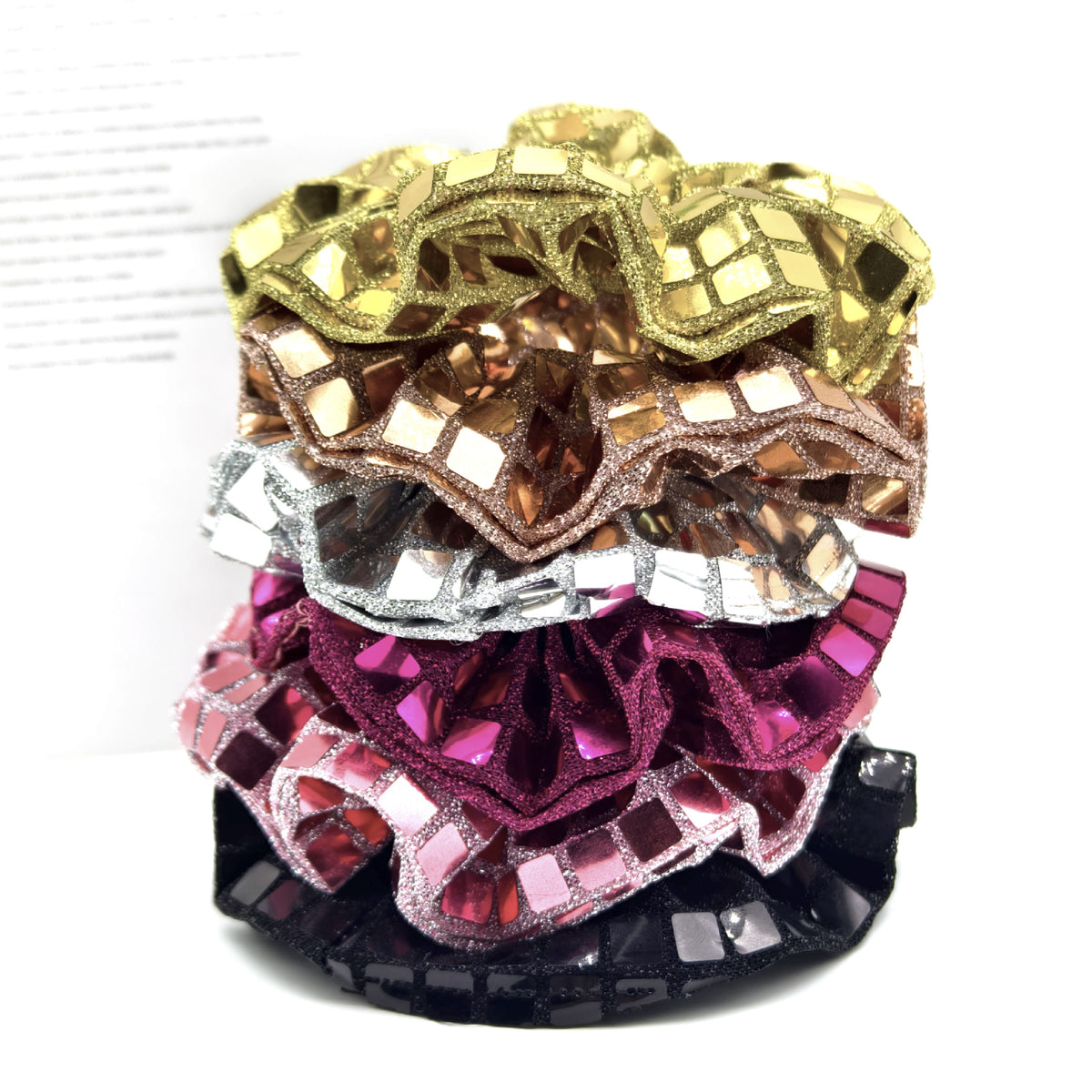 Square Sequin Party Hair Scrunchie - view 3